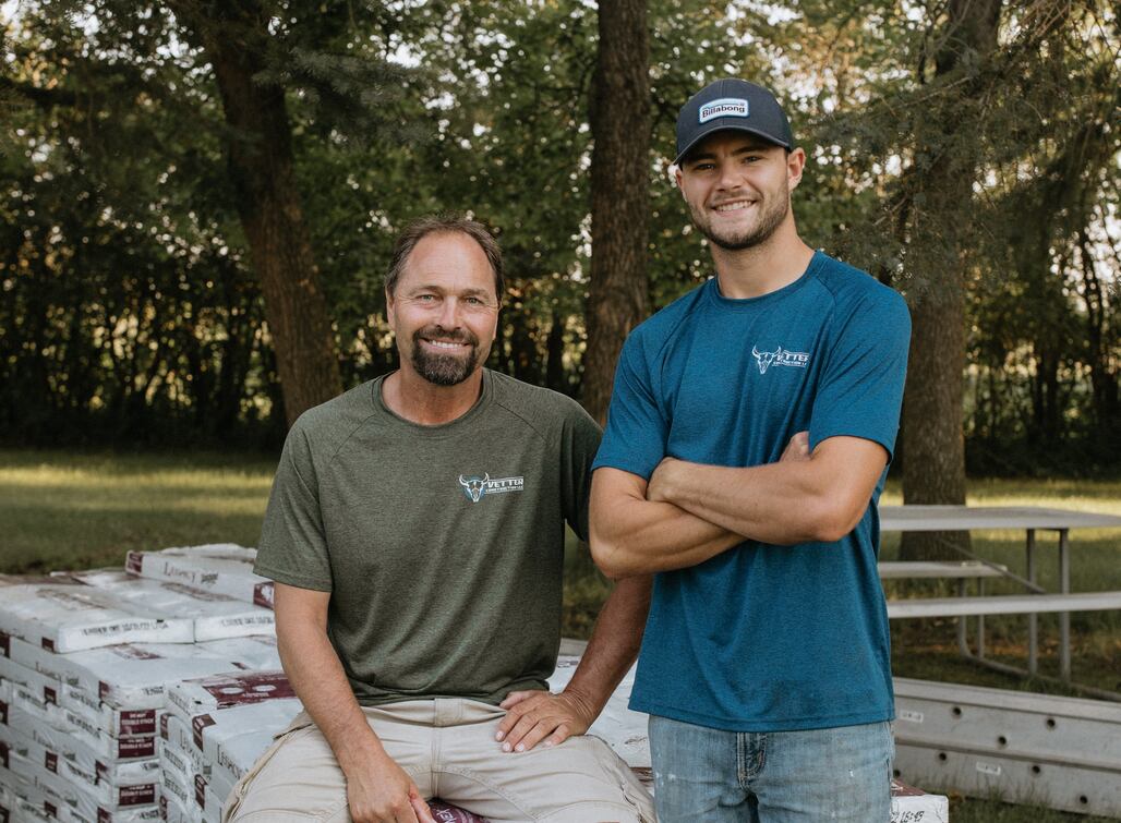 etter Construction team members on job site in Jamestown, North Dakota