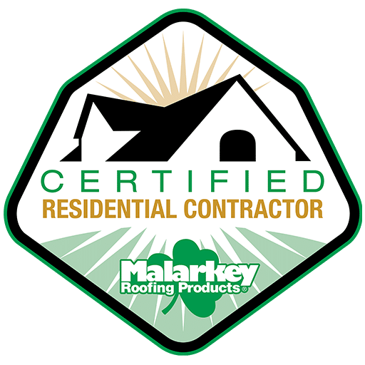 Malarkey Certified Residential Contractor badge