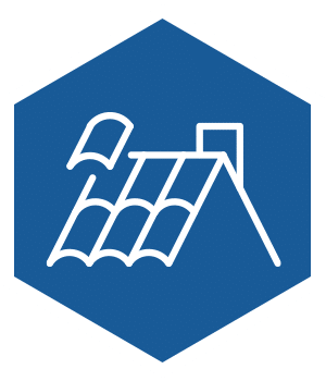 Roofing services icon