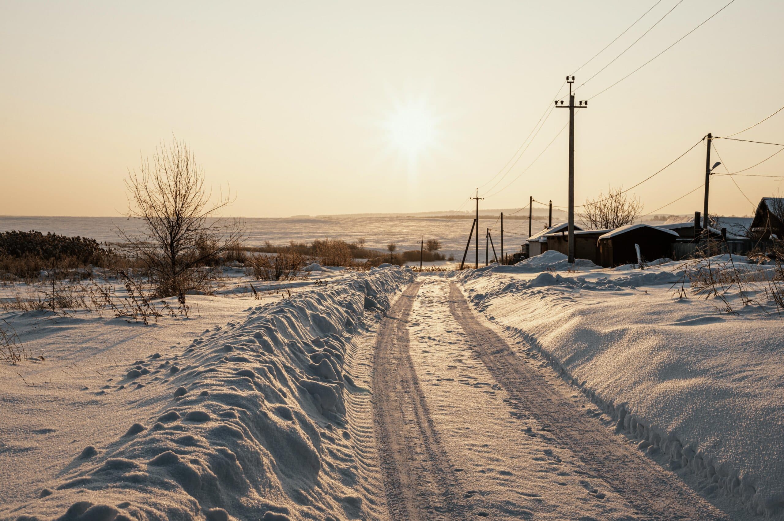 Snow Removal Sunset