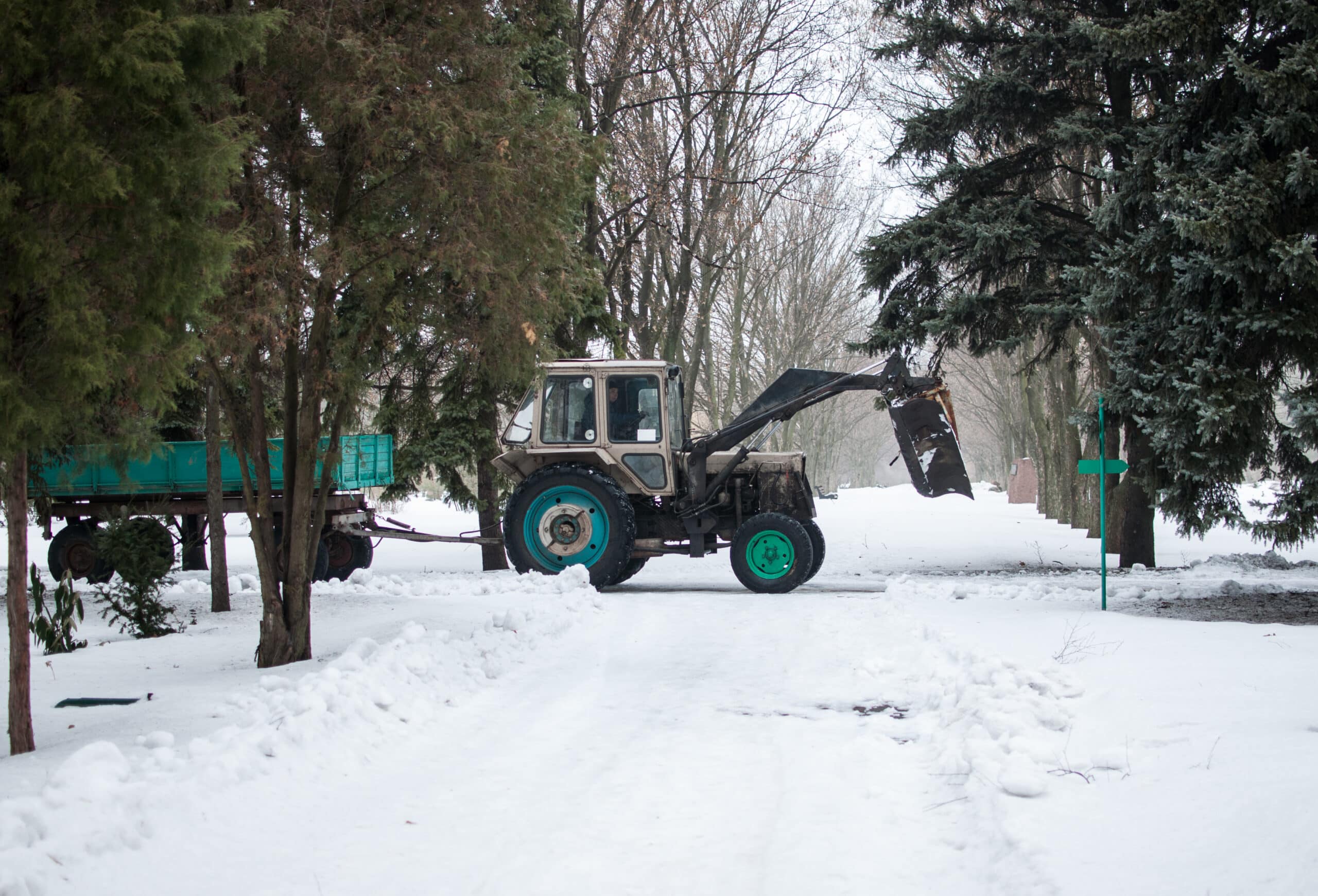 Snow Removal Tractor
